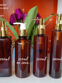  : ขวดโลชั่น แชมพู สีขา 100ml 120ml 200ml 240ml