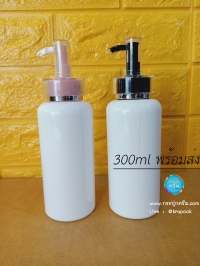 ขวดปั๊ม PET ใส + หัวปั๊ม : ขวดปั๊มโลชั่น หัวอะคิลิค