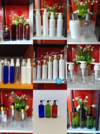 ขวดปั๊ม PET ใส + หัวปั๊ม : รวมขวดปั๊มโลชั่น ขวดแชมพู