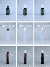 ขวดพลาสติกต่างๆ ขวดสเปรย์ : รวม 200ml ขวดหัวสเปร์ย