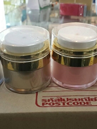 กระปุกครีมอะคริลิค : กระปุกครีม 15g 30g พ่นกลาง สูญญากาศ ฝาใส