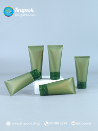 หลอดครีม-หลอดโฟม กระปุกครีม : หลอดโฟม 50g สีเขียว