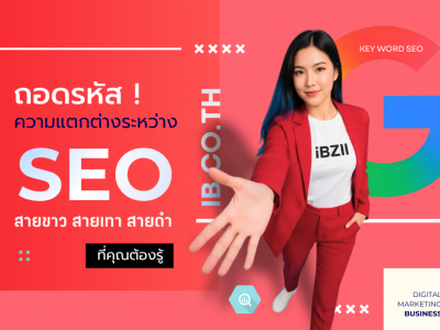 ถอดรหัส! ความแตกต่างระหว่าง SEO สายขาว สายเทา และสายดำ ที่คุณต้องรู้