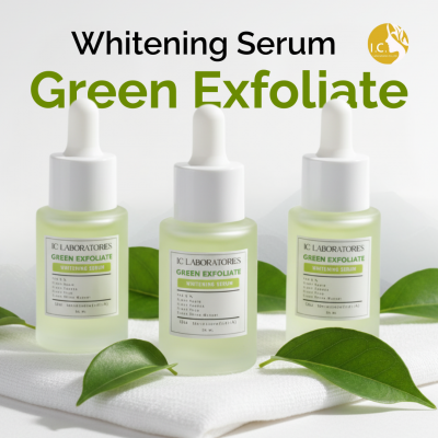 เซรั่มบำรุงผิวหน้า : เซรั่มผลัดผิวใส กรีนเอ็กซ์โฟลิเอท (Green Exfoliate Whitening Serum)