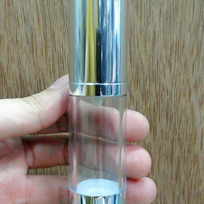 ขวดสูญญากาศ 50 ml : ขวดสูญญากาศ ขวดใส ฝาสีเงิน
