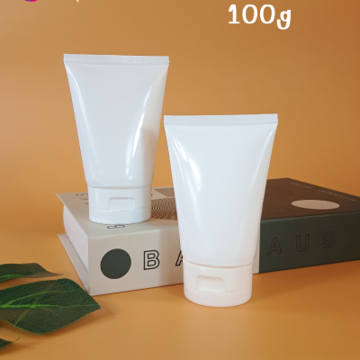 หลอดครีม-หลอดโฟม : หลอดใส่ครีม 100g ทรงเตี๊ย