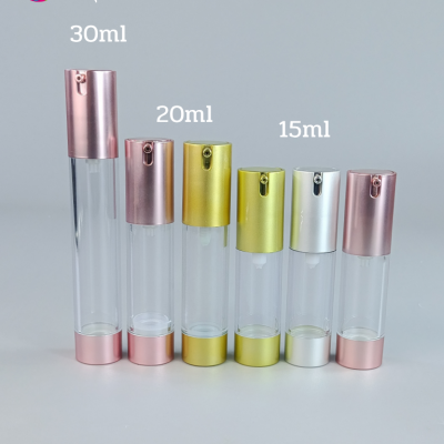 ขวดปั๊มสูญญากาศ (ไม่มีสาย ) : ขวดใส่เซรั่ม สูญญากาศ 15ml 20ml 30ml