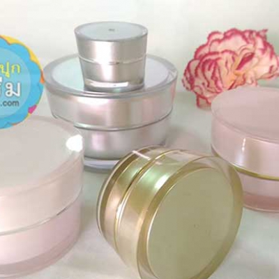 กระปุกครีมอะคริลิค : กระปุกครีมทรงวี 5g 10g 15g 30g 50g