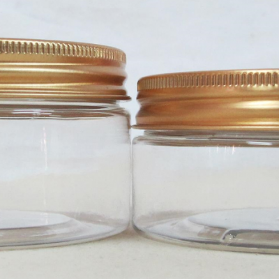 กระปุก PET 100g : กระปุกฝาอะลูมิเนียม 100g ฝาทอง ทองแดง ดำ