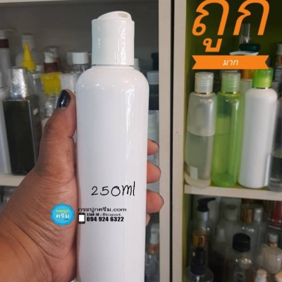 ขวดปั๊ม PET ใส + หัวปั๊ม : ขวดปั๊มแชมพู ราคาถูก