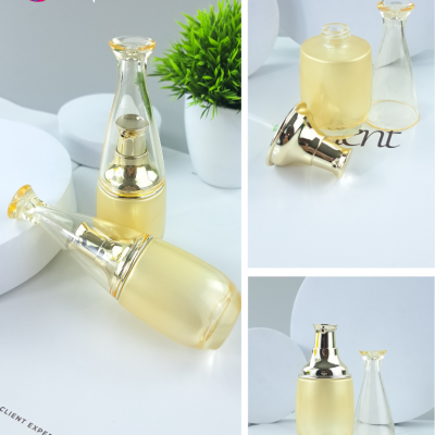 ขวดปั๊มอคิริกสวยงาม ( มีสาย ) : ขวดเซรั่มอะคลิลิค ขวดเซรั่มมีสาย ขนาด 30ml ขวดเซรั่มพรีเมี่ยม