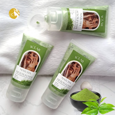 ผลิตภัณฑ์ทำความสะอาดผิวหน้า : Matcha Detox Foam