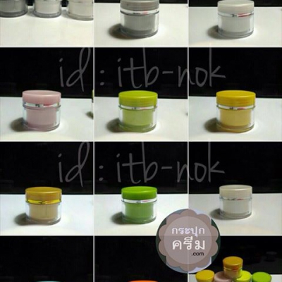 กระปุกครีมพลาสติก : กระปุก เลิฟ 5g 10g 15g