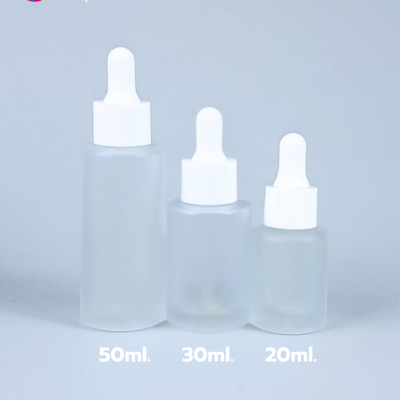 ขวดแก้วอโร่มา-หัวดรอปเปอร์ : รวมขวด OTC ขุ่น / ใส 20ml 30ml 50ml