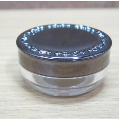 กระปุกครีม 10 g : กระปุกสกรีนฟู้ด รุ่นก้นกลม สีควันบุหรี่