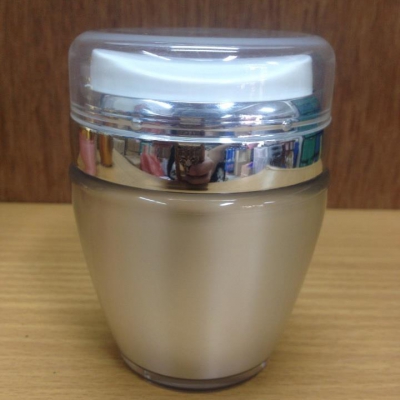 กระปุกครีม 50 g : โอ่งสยาม สีเงิน ขนาด 50g