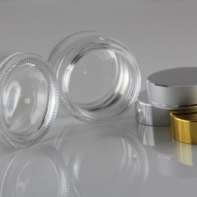 กระปุกครีม 50g : กระปุกแก้วใส 50