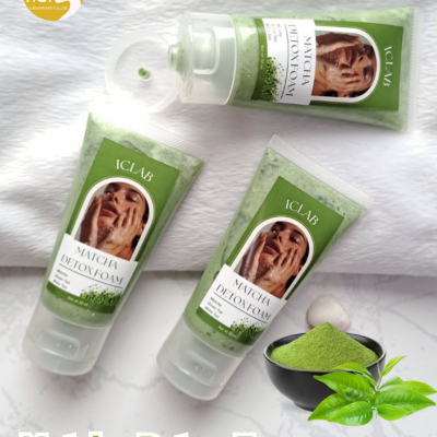 ผลิตภัณฑ์ทำความสะอาดผิวหน้า : Matcha Detox Foam