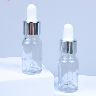 ขวดแก้วอโร่มา-หัวดรอปเปอร์ : ขวดใส่เซรั่ม 10g ขวดแก้วใส่เซรั่ม สกินแคร์