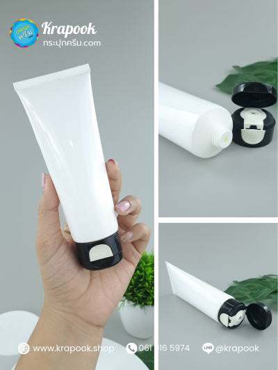 หลอดฝาดีด หลอดครีม ขนาด100g