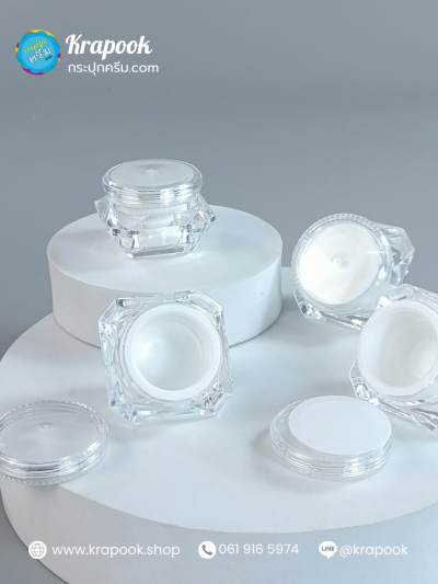 กระปุกครีม 10g คริสตัล