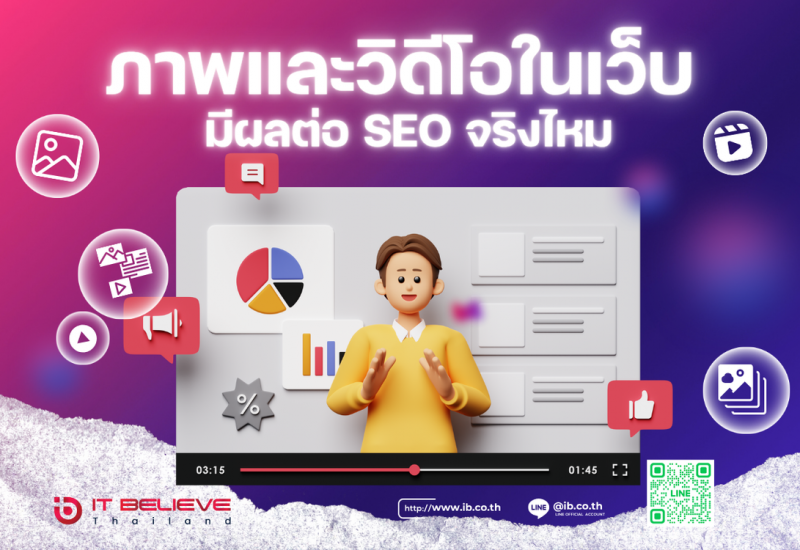 ภาพและวิดีโอมีผลต่อ SEO จริงหรือ? เคล็ดลับการใช้สื่อบนเว็บไซต์ให้ดันอันดับแบบโปร